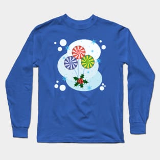 Three round candy canes Long Sleeve T-Shirt